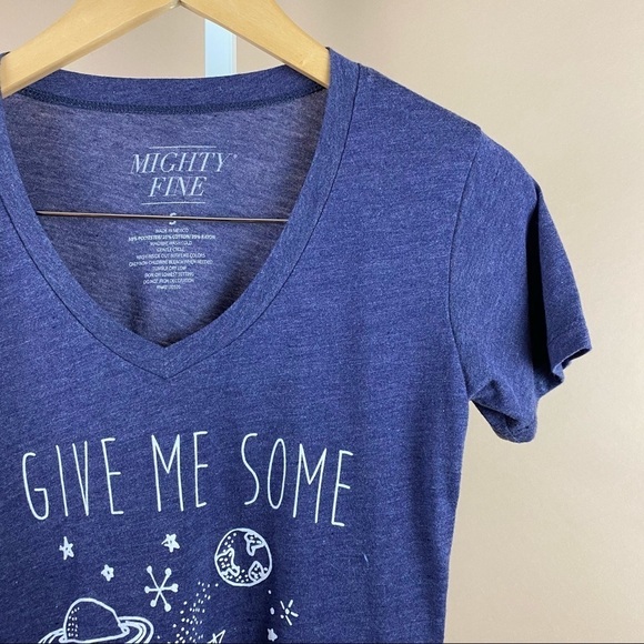 Give Me Some Space Size Small Planets Astrology Solar System Graphic Tee Boho - Picture 5 of 5